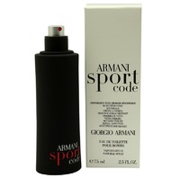 Tester Armani Black Code sport 75 мл